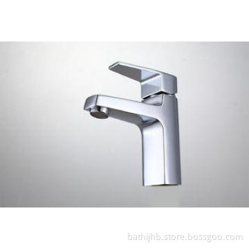 Square Basin Faucets with Ceramic Cartridge , Single Hole D